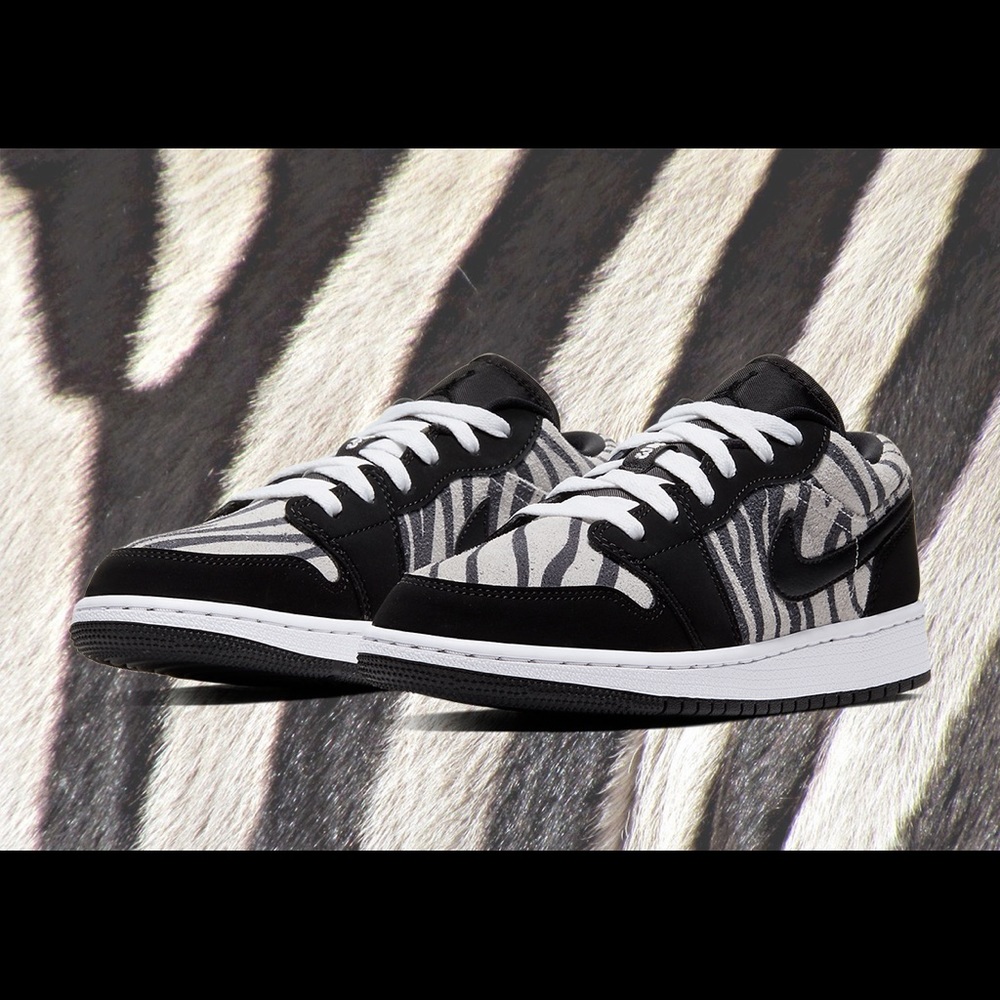 Nike Air Jordan 1 Low Zebra (GS)
